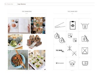 The Umami Box Logo Ideations
 