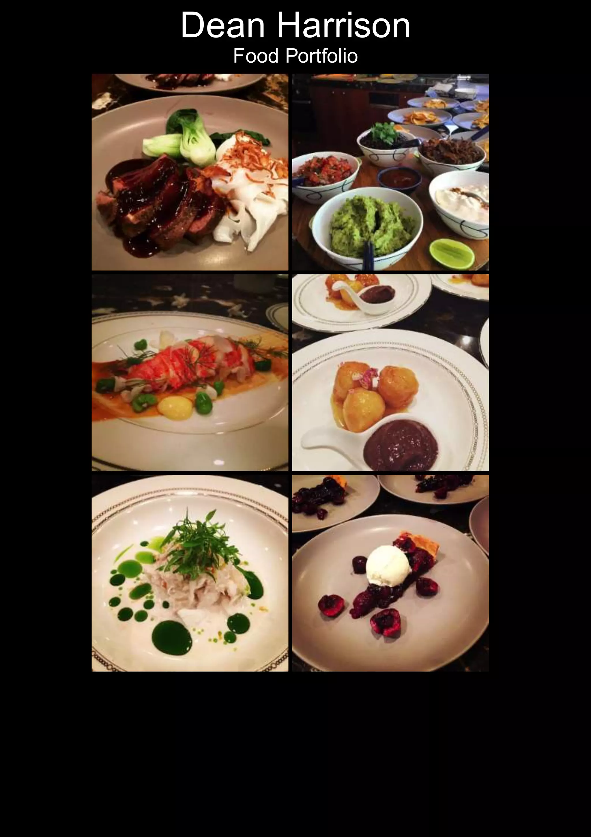 Food Portfolio | DOCX