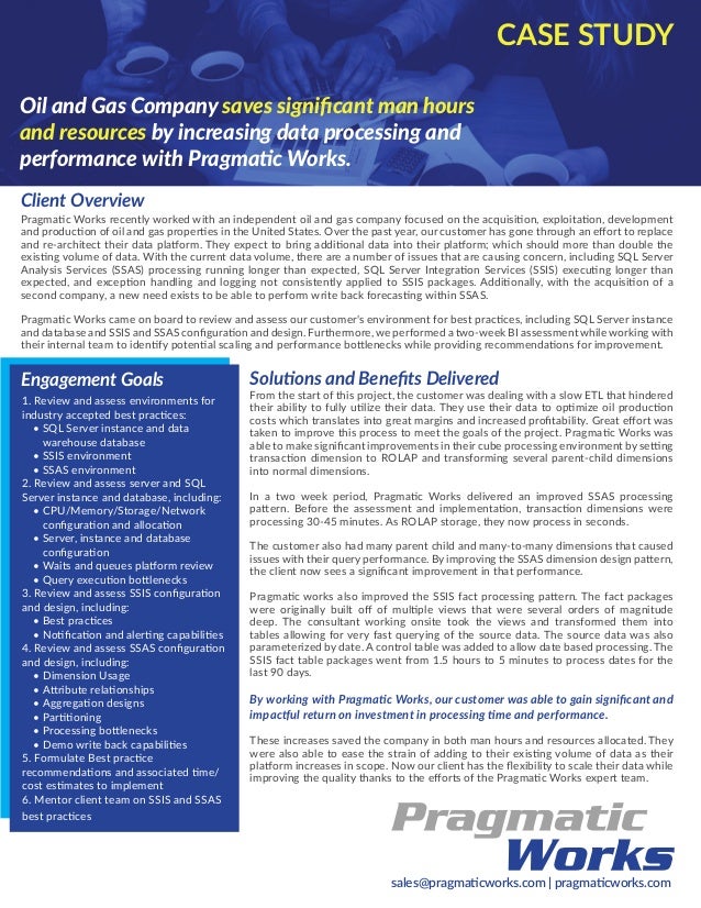 Oil & Gas Case Study