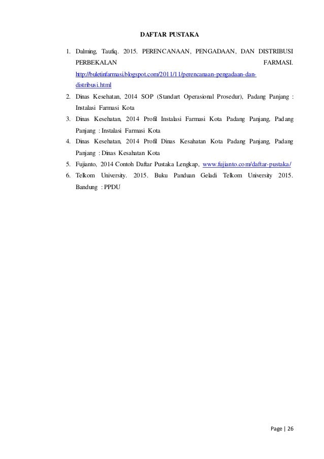 Contoh Daftar Pustaka Pada Laporan Praktikum - Contoh Drop
