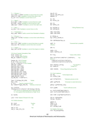 62
American Institute of Aeronautics and Astronautics
% < < Distance > >
nm_2_miles = 1.15078; %multiply to convert from nm to miles
miles_2_ft = 5280; %multiply to convert from miles to feet
in_2_ft = 1/12; %multiply to convert from in to ft
% < < Speed > >
kts_2_mph = 1.1508; %multiply to convert from kts to mph
kts_2_fps = 1.6878; %multiply to convert from kts to fps
mph_2_fps = 1.46667; %multiply to convert from mph to fps
% < < Mass > >
oz_2_lbs = 1/16; %multiply to convert from oz to lbs
% < < Temperature > >
fah_2_rank = 460.67; %add to convert from Fahrenheit to Rankine
% < < Pressure > >
inHg_2_psf = 70.7262; %multiply to convert from inches Mercury
to Psf
% < < Time > >
hour_2_sec = 3600; %multiply to convert from hours to seconds
min_2_sec = 60; %multiply to convert from min to seconds
% < < Angles > >
deg_2_rad = pi/180; %multiply to convert from degrees to radians
%% Given Constant Atmospheric Data
P_SL = 2116.2; %psf
T_SL = 518.69; %Deg. Rankine
Rho_SL = 0.002377; %slugs/ft3
Gamma_Air = 1.4; %Constant
R_Air = 1716; %Air Constant
mu_Air = 3.7424*10^-7; %Air Constant
delta_STL = 0.9822;
theta_STL_STD = 0.997;
theta_STL_Cold = 0.784;
theta_STL_Hot = 1.0812;
delta_500_STL = 0.9692;
theta_500_STL_STD = 0.994;
theta_500_STL_Cold = 0.7972;
theta_500_STL_Hot = 1.0774;
sigma_500_STL = 0.975;
mu_500_STL = 3.72497*10^-7;
Tatm = T_SL*theta_STL_STD; %Rank
Rair = 1716;
g = 32.2; %gravity constant in ft/sec2
rho = 0.002377*sigma_500_STL; %Density at trim level
mu = (3.62*10^-
7)*((Tatm/518.7)^1.5)*((518.7+198.72)/(Tatm+198.72));
%air viscocity in engineering units at Patm and Tatm
%-> Got equation from Introduction to Flight 7th ed.
nu = mu/rho;
a_SL = 1116; %Speed of Sound at SL in fps
%% Vehicle Geometry
lH = 16.45; %inches
lH = lH*in_2_ft; %ft
cbar_w = 8.5; %in
cbar_w = cbar_w*in_2_ft;
cbar_H = 6.5;
cbar_H = cbar_H*in_2_ft;
alpha0H = 0;
bw = 40;
bw = bw*in_2_ft;
bH = 22;
bH = bH*in_2_ft;
Sw = bw*cbar_w; %Wing Planform Area
SH = bH*cbar_H;
ARw = (bw^2)/Sw;
ARH = (bH^2)/SH;
ht = lH/cbar_w;
hcg = (4*in_2_ft)/cbar_w;
VH = (SH*lH)/(Sw*cbar_w);
etaH = .9; %assumed due to propeller
influence
dTh = 0;
XdTh = 13.5;
XdTh = XdTh*in_2_ft;
M = 5.5/g; %mass of the vehicle
Imat = [4.214*10^6 1.4502*10^3 -2.5678*10^4;... %in
lbs*in^2
1.4502*10^3 4.215*10^6 3.563*10^4;...
-2.5678*10^4 3.563*10^4 2.5144*10^5];
Imat = Imat*(in_2_ft^2)/g; %in slugs*ft^2
Iyy = Imat(2,2); %slugs*ft^2
CD0 = 0.02385; %From Drag build-up Excel File
%% Trim Conditions
U0 = 40; %Trim Speed in fps
U0 = U0*kts_2_fps;
qinf = 0.5*rho*U0^2; %dynamic pressure at trim
qSM = qinf*Sw/M; %Constant in control derivatives
qSCIyy = qinf*Sw*cbar_w/Iyy;
CL0 = g/qSM; %Lift Coefficient at trim
ew = 4.61*(1-0.045*ARw^0.68)-3.1;
ewH = 4.61*(1-0.045*ARH^0.68)-3.1;
CDt = CD0 + (1/(pi*ARw*ew))*CL0^2;
TH_tot = CDt*qinf*Sw;
TH_mot = TH_tot/3;
alpha0 = 0;
Theta_T = 0;
Cm0 = 0.025;
iH = 1.94*deg_2_rad;
%% Stability Derivatives
CTh = TH_mot/(qinf*Sw);
 