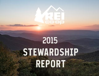 2015
STEWARDSHIP
REPORT
 