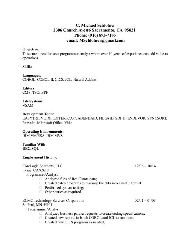 cms resume 2