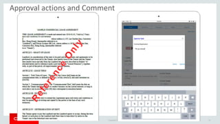 Copyright © 2014 Oracle and/or its affiliates. All rights reserved.
Approval actions and Comment
19
 