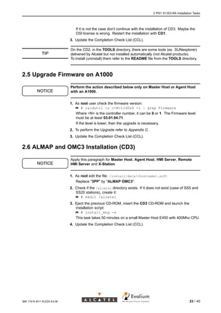 B7.2 a1353-ra platform commissioning solaris 2.6 | PDF