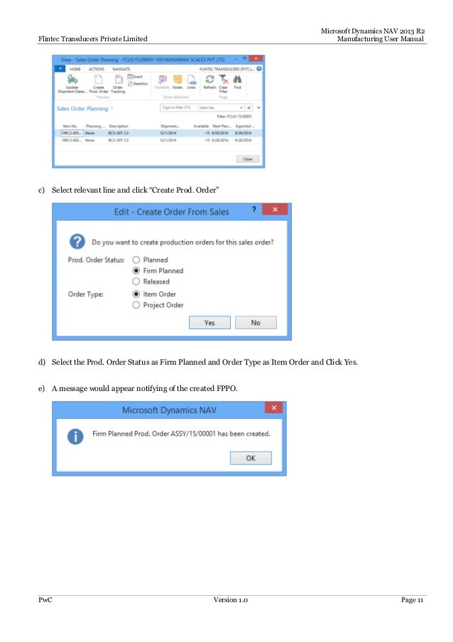 Microsoft dynamics nav 2015 training
