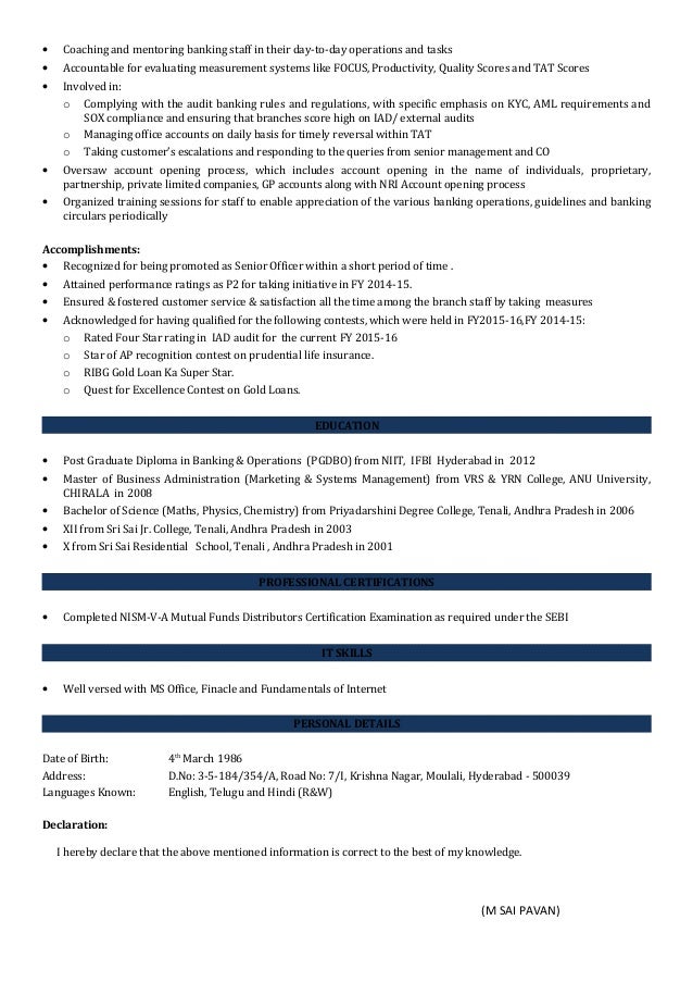 is declaration required in resume is declaration required in resume