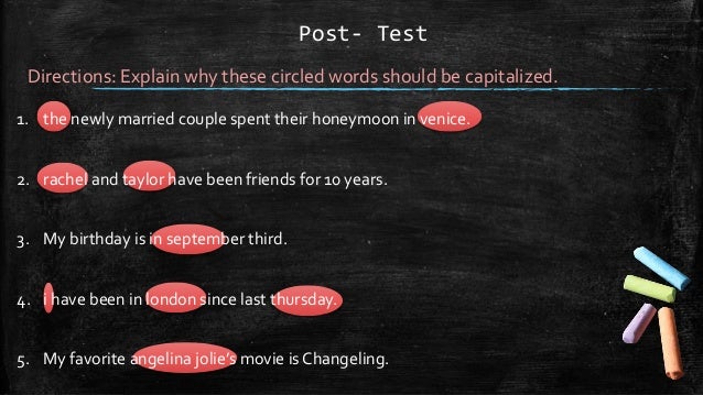 Capitalization Rules