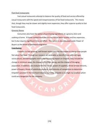 Chipotle 13 Characteristics Interview Guide.pdf Chipotle Strategic Review | PDF