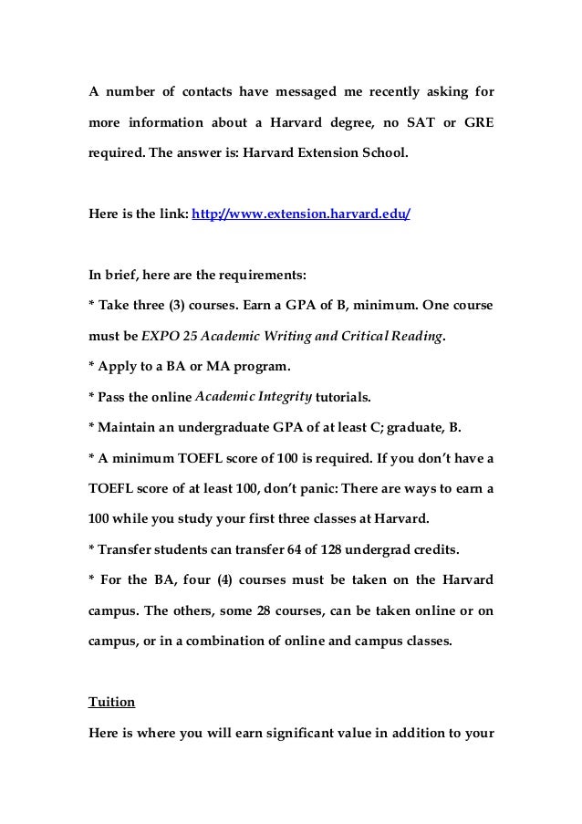 no gre required