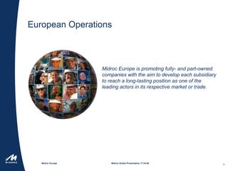 Midrok Midroc Global Presentation | PPT