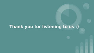 Thank you for listening to us :)
 
