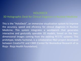 VIRUSES INMERSIVE RESEARCHING UNIT
www.creativitic.com
VIRUSES
E-HEALTH NATIONAL PROJECT 2013/15
 