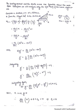 Slope and Deflection in Beams | PDF