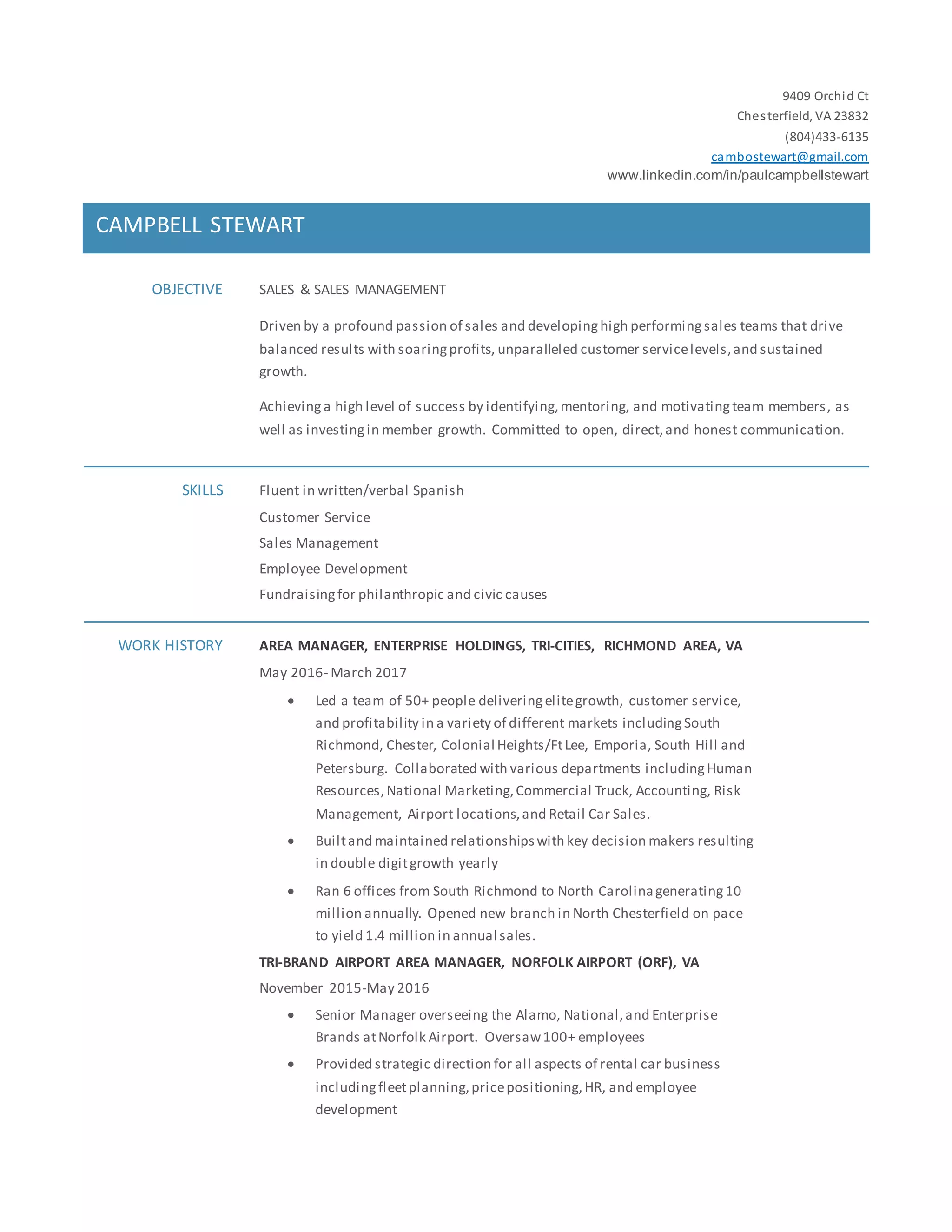 Campbell Resume PDF - Campbell Resume 1 2048 