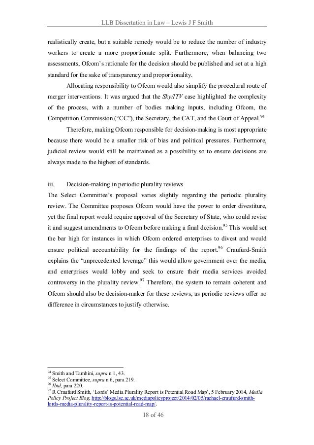 Undergraduate law dissertation examples pdf picture