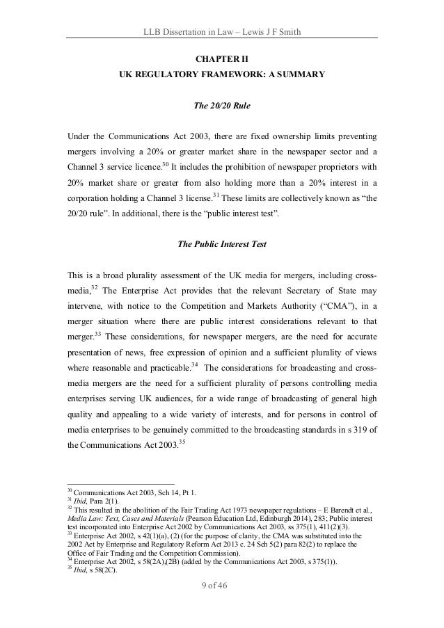 Llb dissertation examples pdf image