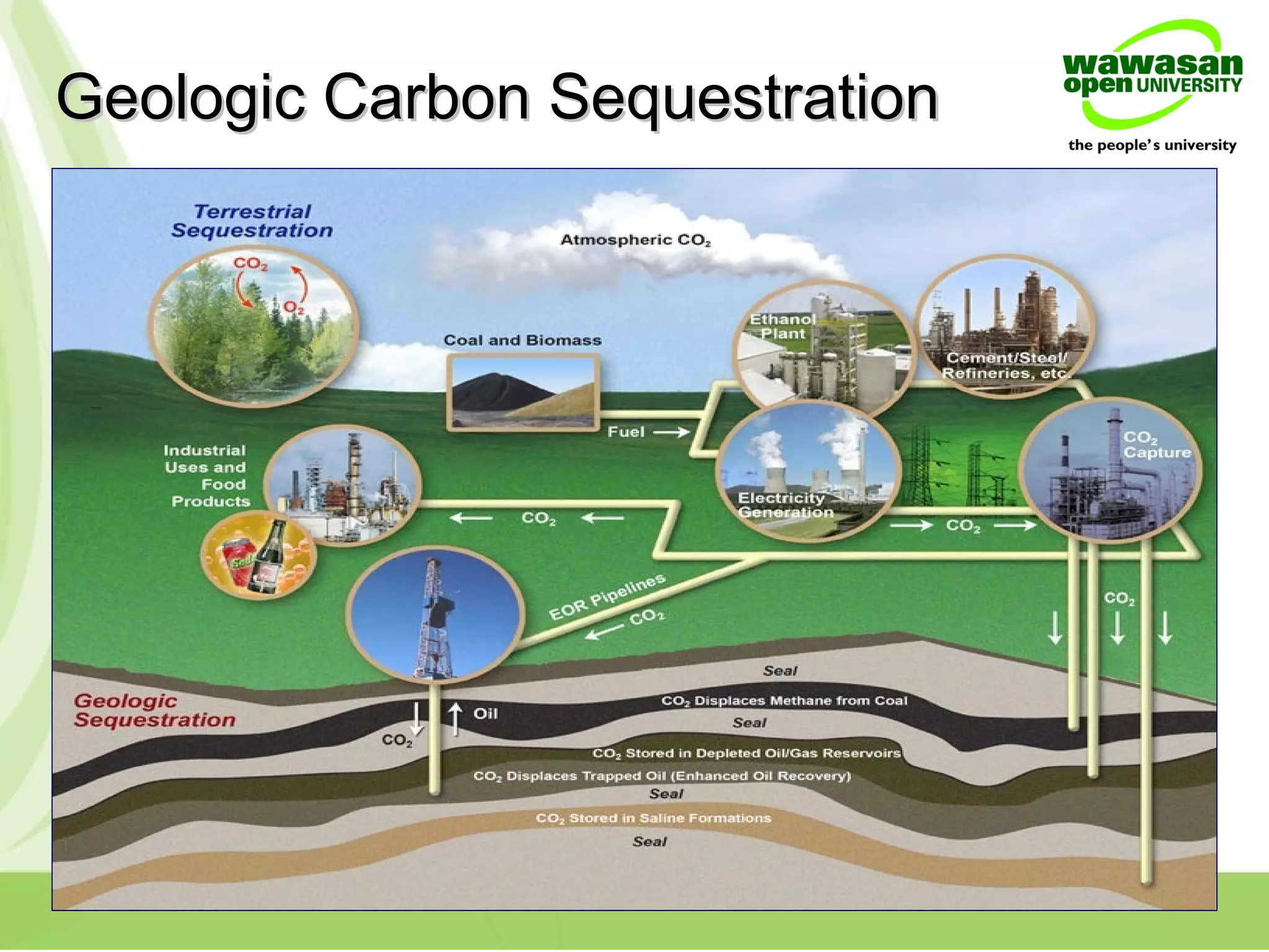 Geologic Carbon SequestrationGeologic Carbon Sequestration
 