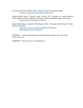 Simulation Study of Hurdle Model Performance on Zero Inflated Count ...