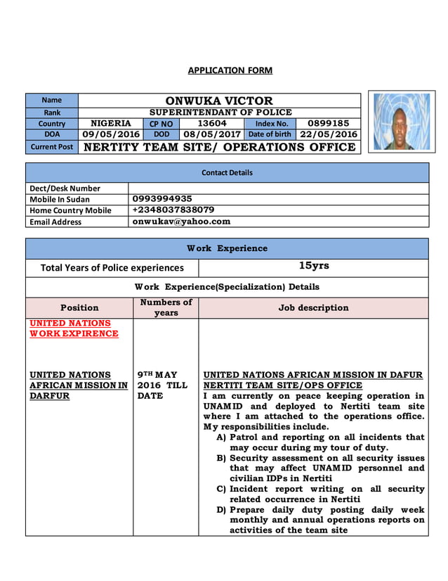 Application Form - Copy | PDF