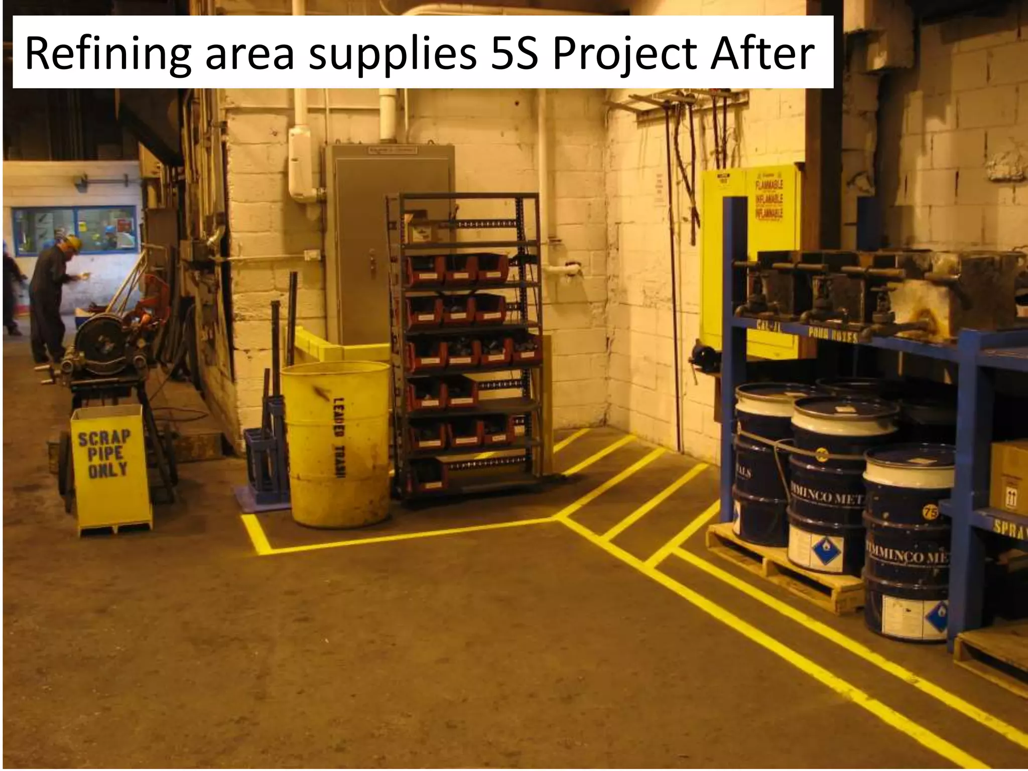 Refining area supplies 5S Project After