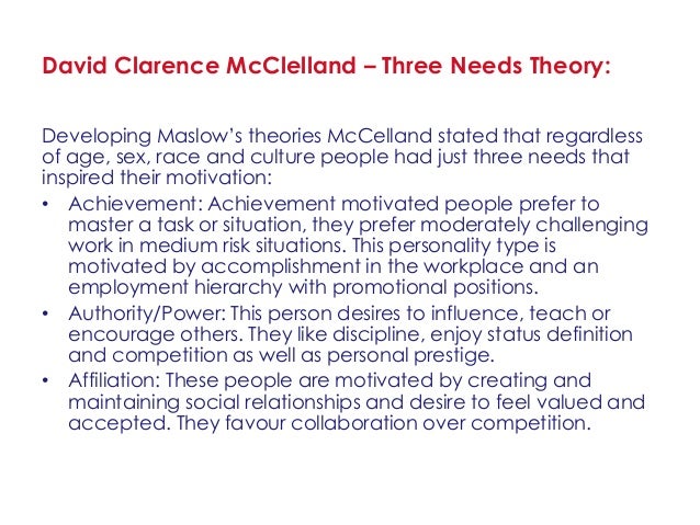 Motivational Theory