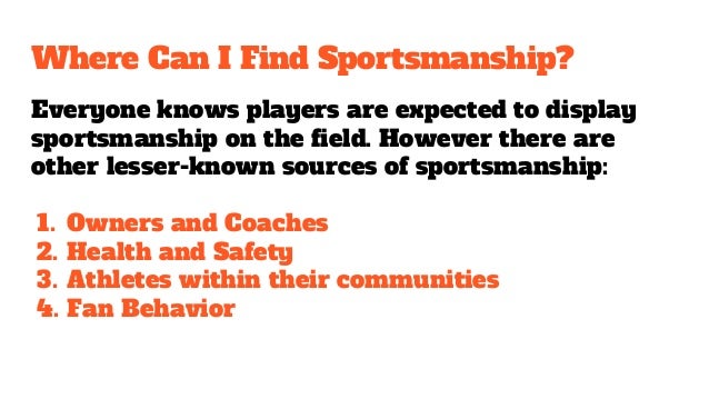 Sportsmanship - Words | Help Me sportsmanship definition essay