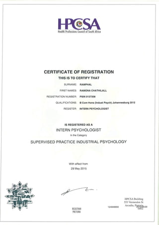 HPCSA_Intern Certificate