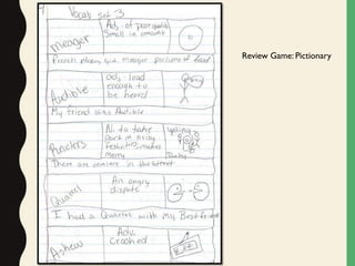 Review Game: Pictionary
 