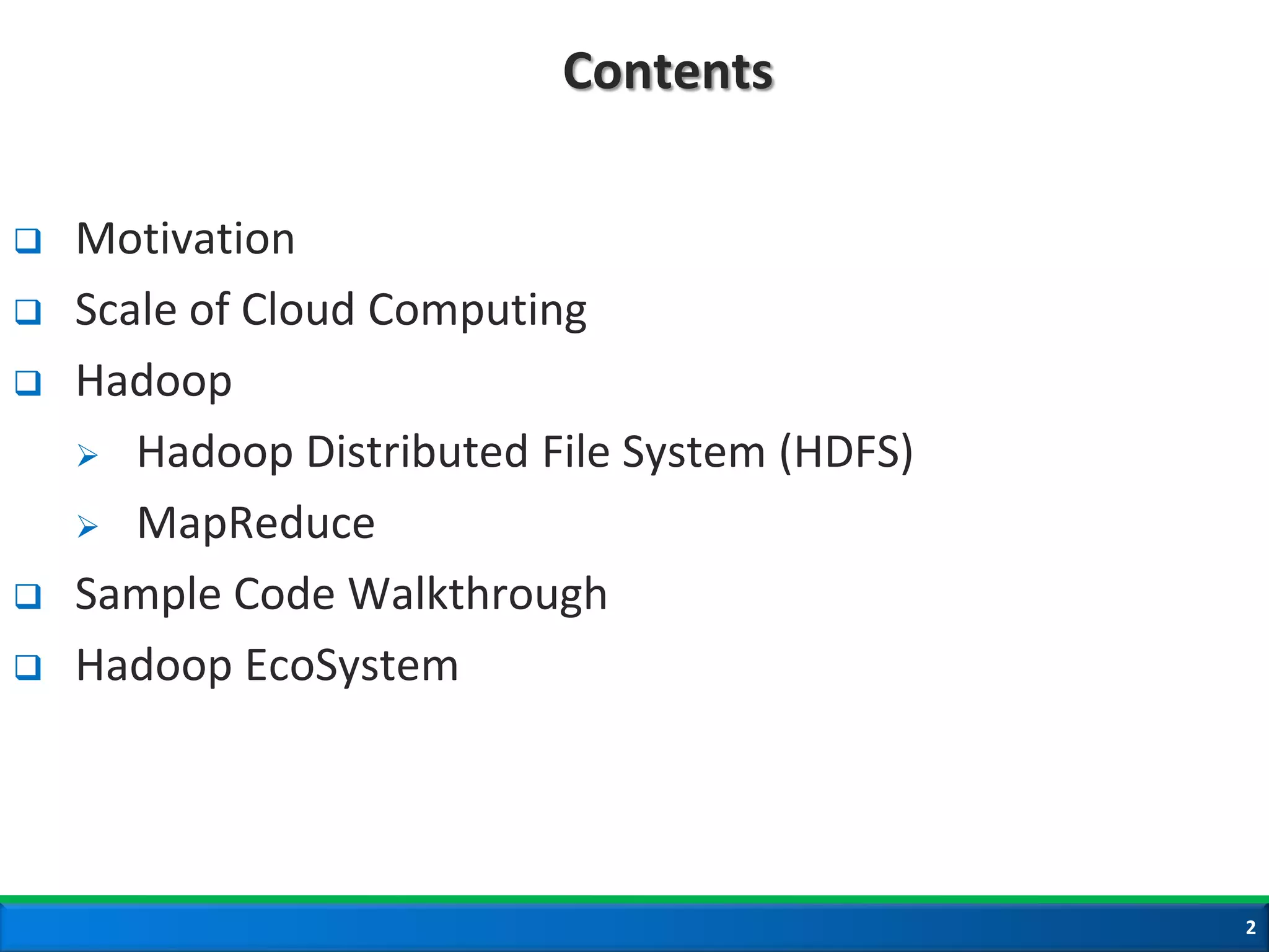 Introduction to Hadoop | PDF