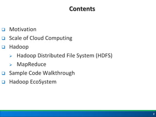 Introduction to Hadoop | PDF