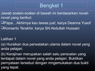 Teknik Menjawab Soalan Novel Spm Bahasa Melayu