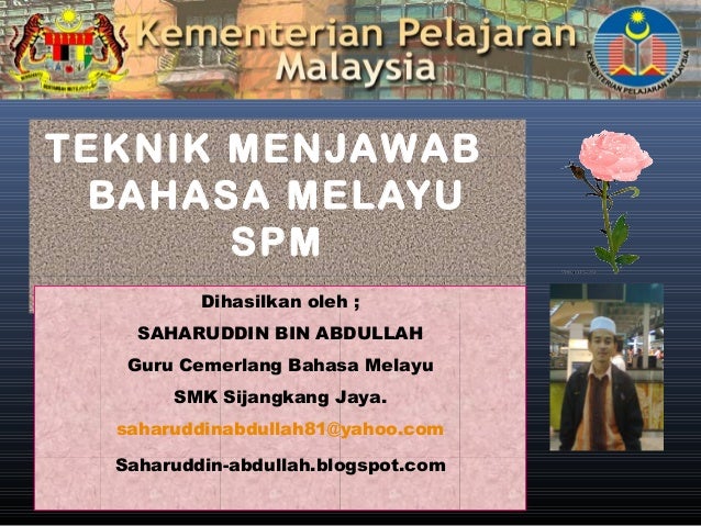 Teknik Menjawab Soalan Bahasa Melayu Tahun 5 - Resign 