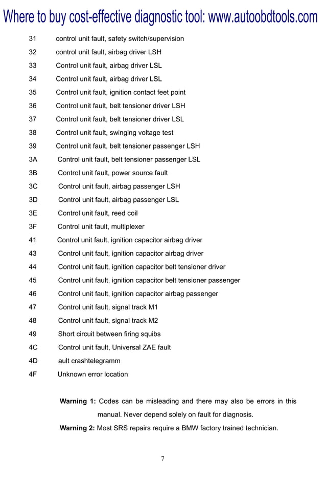 B800 bmwairbagsrsscanresettoolusermanual PDF