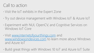 www.internetofyourthings.com
www.windowsondevices.com
 