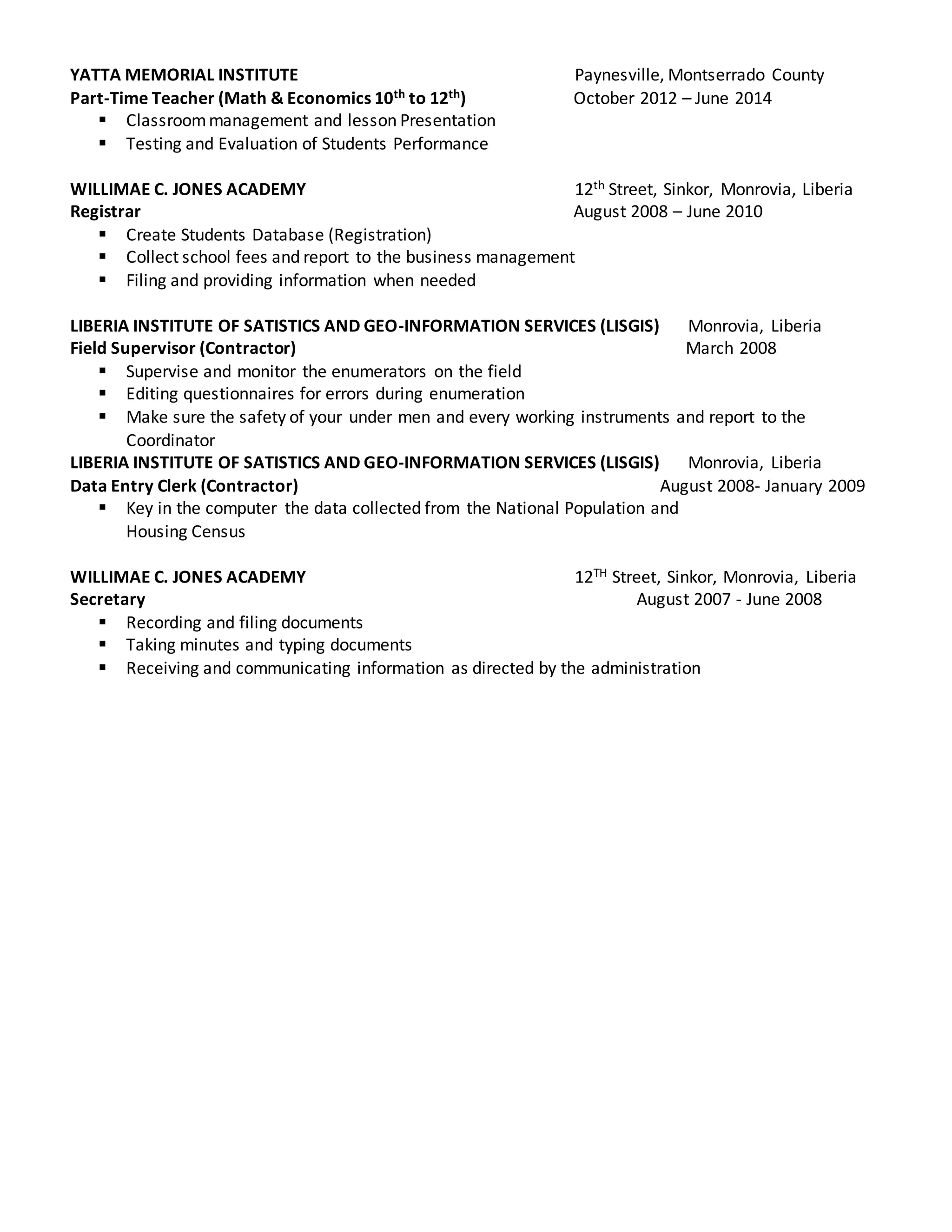 RESUME DOCX Educational Assessment Education Resume docx educational assessment education