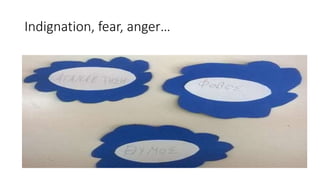 Indignation, fear, anger…
 