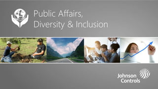 Public Affairs,
Diversity & Inclusion
 