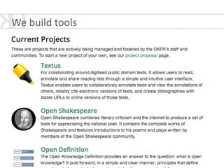 We	
  build	
  tools
 