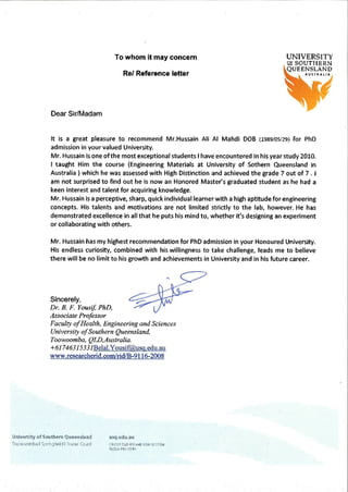 Recommendation Letter 1-