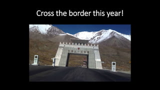 Cross the border this year!