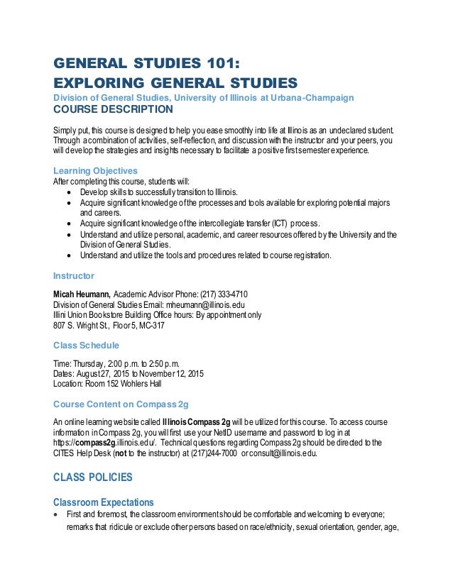 Gs 101 Syllabus 2016