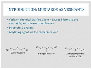 Vesicant Examples The Final Presentation (1) (1) | PPTX