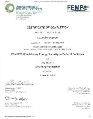 Femp Ecpp Program Femp Online Education | PDF
