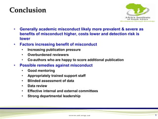 Academic Corruption and Misconduct | PDF
