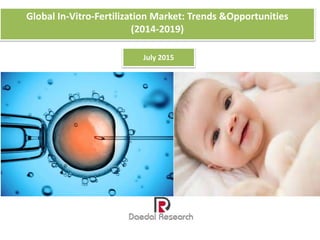 Global In-Vitro-Fertilization Market: Trends &Opportunities
(2014-2019)
July 2015
 