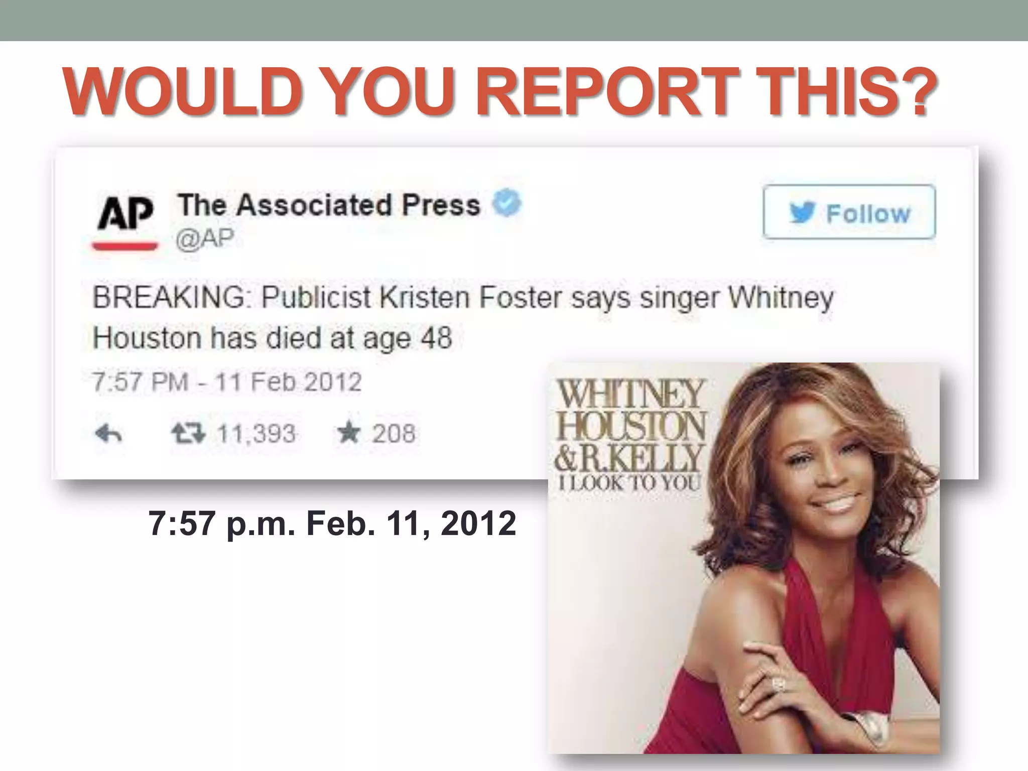 WOULD YOU REPORT THIS?
7:57 p.m. Feb. 11, 2012
 