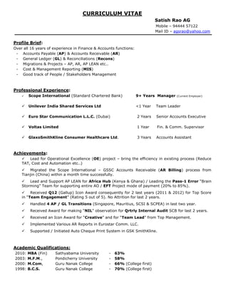 Resume PDF - Resume 1 320