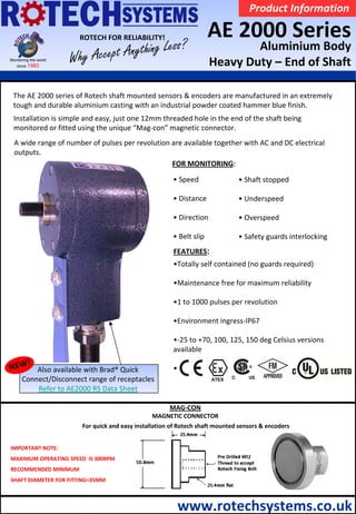 Robertech R2000 Rotech Systems Product Catalogue | PDF