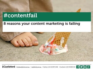 8 Content Marketing Fails